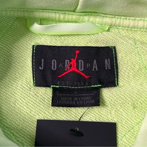 Jordan Wings Washed Fleece Pullover Hoodie Men’s Size Large - Picture 8 of 12